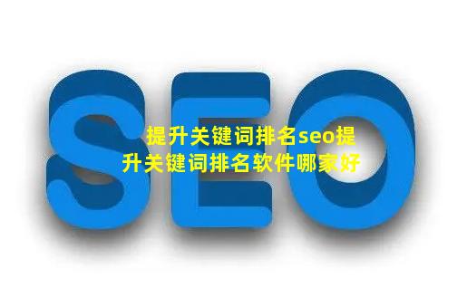 提升关键词排名seo(提升关键词排名软件哪家好)